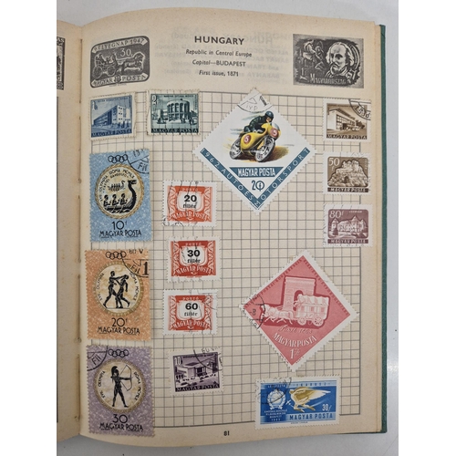 4812 - A vintage stamp collection. To include six partially filled albums & a selection of loose worldwide ... 