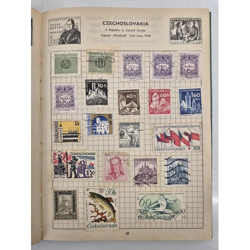 4812 - A vintage stamp collection. To include six partially filled albums & a selection of loose worldwide ... 