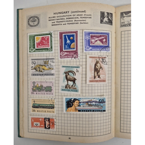 4812 - A vintage stamp collection. To include six partially filled albums & a selection of loose worldwide ... 