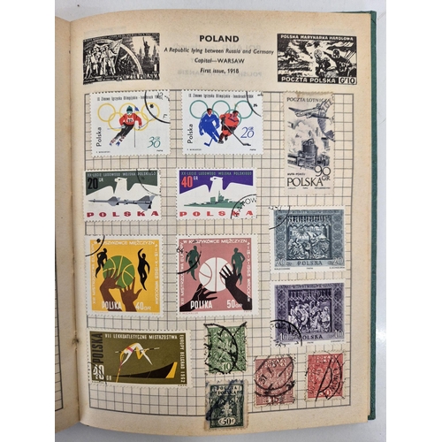 4812 - A vintage stamp collection. To include six partially filled albums & a selection of loose worldwide ... 