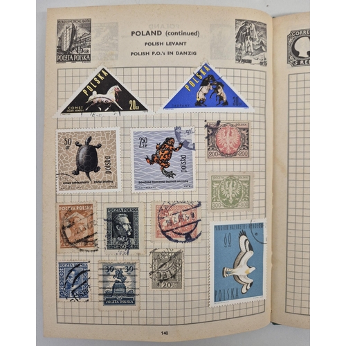 4812 - A vintage stamp collection. To include six partially filled albums & a selection of loose worldwide ... 