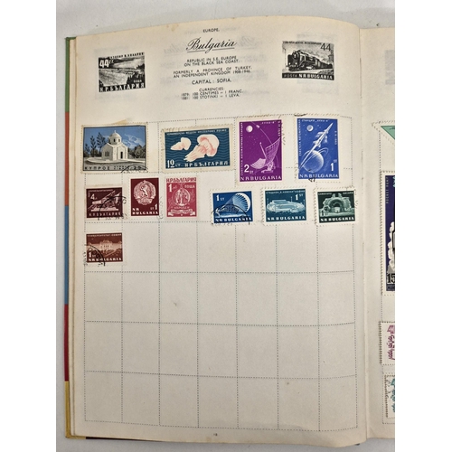 4812 - A vintage stamp collection. To include six partially filled albums & a selection of loose worldwide ... 