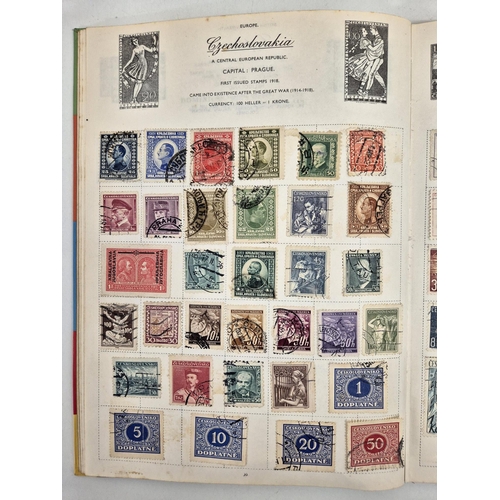 4812 - A vintage stamp collection. To include six partially filled albums & a selection of loose worldwide ... 