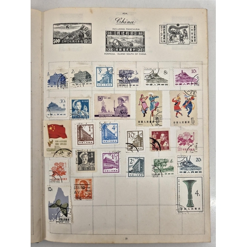 4812 - A vintage stamp collection. To include six partially filled albums & a selection of loose worldwide ... 