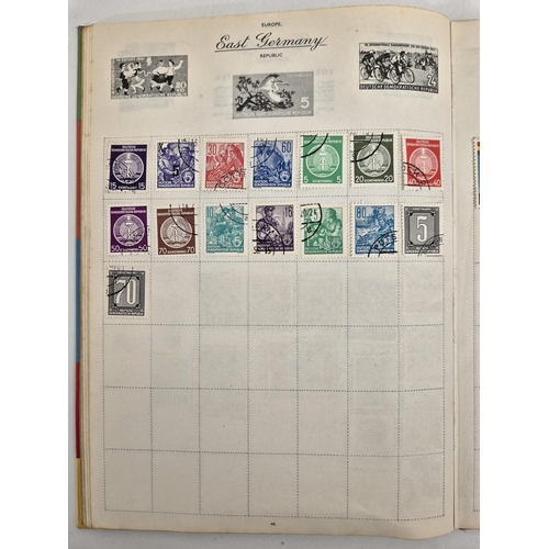 4812 - A vintage stamp collection. To include six partially filled albums & a selection of loose worldwide ... 