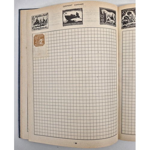 4812 - A vintage stamp collection. To include six partially filled albums & a selection of loose worldwide ... 