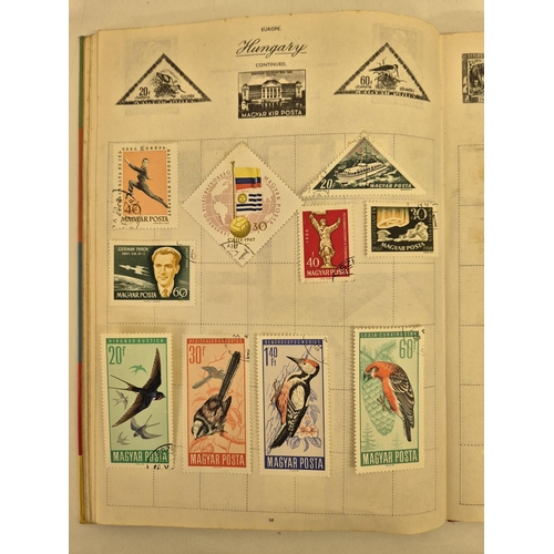 4812 - A vintage stamp collection. To include six partially filled albums & a selection of loose worldwide ... 