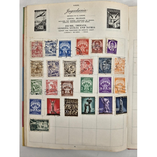 4812 - A vintage stamp collection. To include six partially filled albums & a selection of loose worldwide ... 