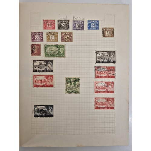 4812 - A vintage stamp collection. To include six partially filled albums & a selection of loose worldwide ... 