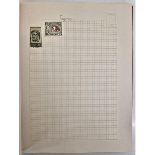 4812 - A vintage stamp collection. To include six partially filled albums & a selection of loose worldwide ... 