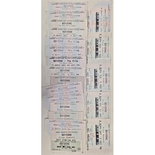 4824 - A large collection of original Boyzone memorabilia. To include numerous ticket stubs, official pictu... 