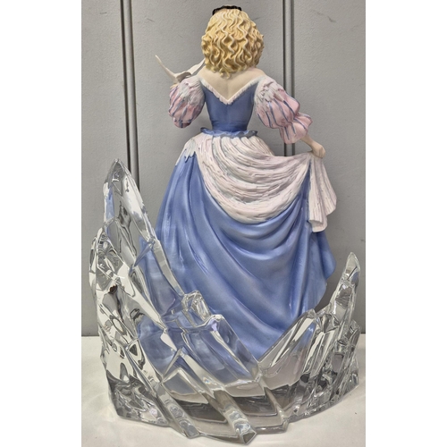 4893 - Franklin Mint House of Faberge figurine  - 'Princess of the Ice Palace', with crystal base. Dimensio... 