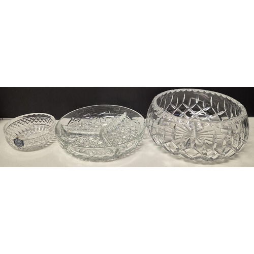 4904 - A mixed lot of good quality crystal tableware & decorative pieces. To include Stuart Crystal.