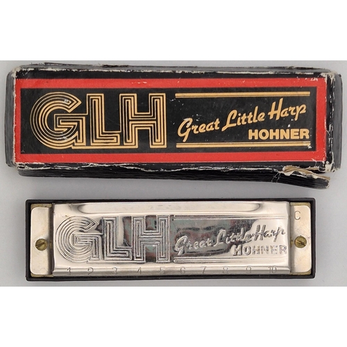 4802 - A boxed, Hohner 'Great Little Harp' harmonica.