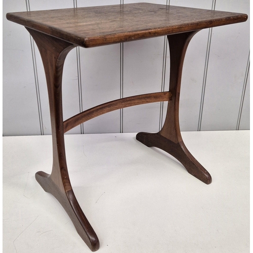 4823 - A mid-century side table. Dimensions(cm) H49, W46, D38.