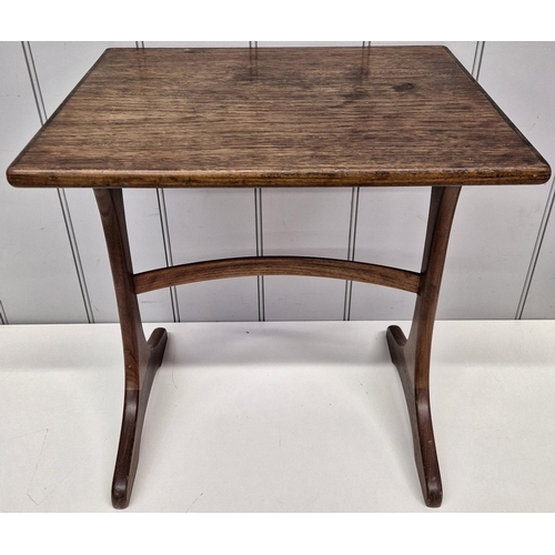 4823 - A mid-century side table. Dimensions(cm) H49, W46, D38.