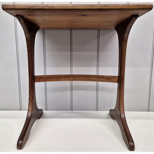 4823 - A mid-century side table. Dimensions(cm) H49, W46, D38.