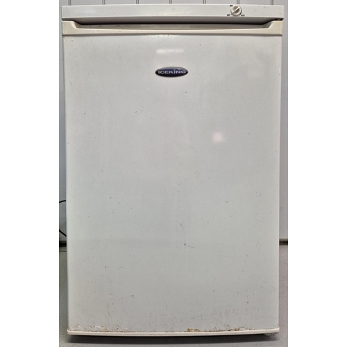 4849 - An 'Iceking' upright freezer. Model no.RZ552C. PAT test pass & functionality test indicates in worki... 