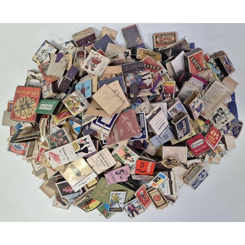 4888 - A large collection of vintage matchboxes.