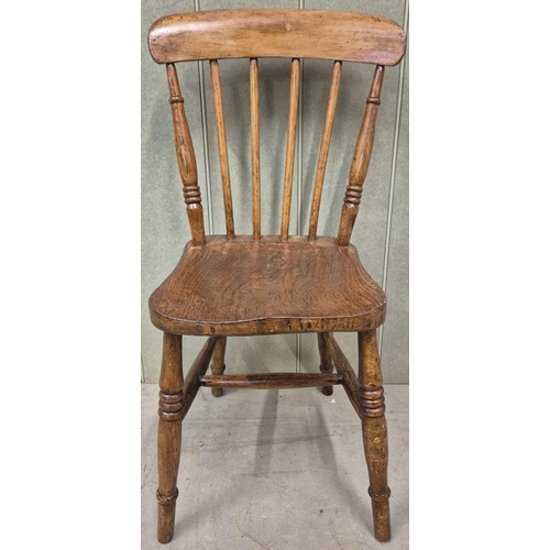 6 - A vintage Windsor chair. Dimensions(cm) H85 (47 to seat), W45, D36.