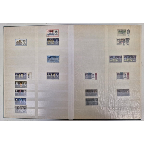 34 - A collection of four stamp albums, with mostly Commonwealth stamp contents. To include a page full o... 