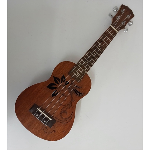 130 - A vintage Soprano Ukulele. Length 54cm.