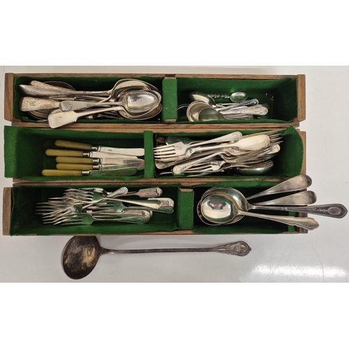 180 - A huge selection of vintage & antique silver-plated cutlery. To include approx. 80 items.