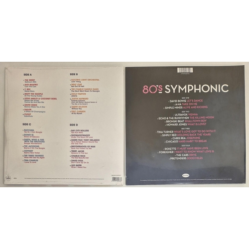 318 - A pair of remastered vinyl compilation LPs To include 'The 70's Pop Annual' & '80's Symphony'. Both ... 