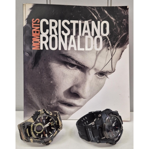 60 - A pair of Genoa gents sports watches (appear unused), together with a Cristiano Ronaldo 'Moments' ha... 