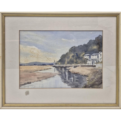 76 - David Vulliamy (British) framed watercolour. Framed dimensions 42cm x 52cm.