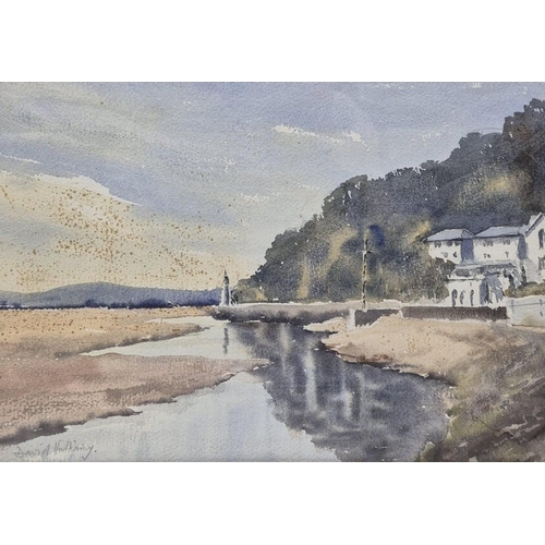 76 - David Vulliamy (British) framed watercolour. Framed dimensions 42cm x 52cm.