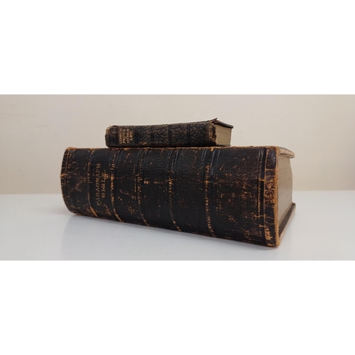 220 - A Victorian Paragon Bible, printed by William Collins Sons & Co in 1871. together with a common pray... 