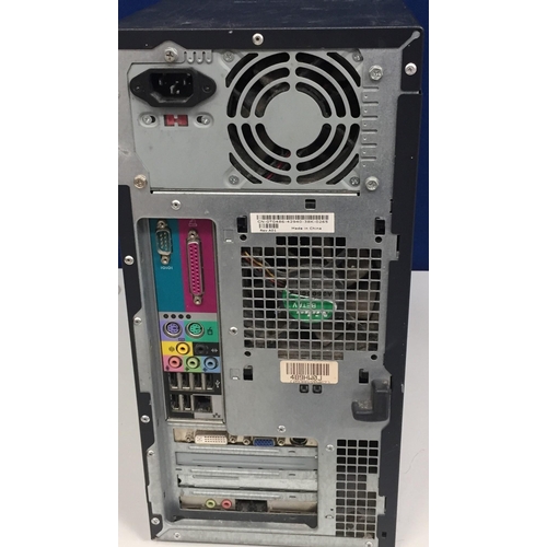 258 - A 'Dell Dimension 4600' PC tower. Tested & appears in working order (monitor used for demonstration ... 