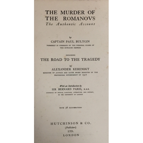 357 - A duo of Romanovs-related books. To include 'The Murder of The Romanovs', 1935 second edition by Cap... 