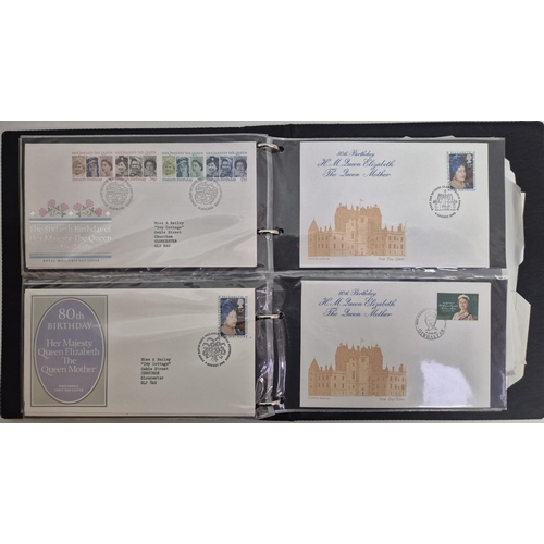 608 - A large collection of first day covers. A total of 10 albums full of first day covers, along with 25... 