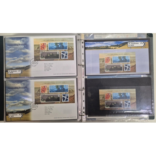 608 - A large collection of first day covers. A total of 10 albums full of first day covers, along with 25... 