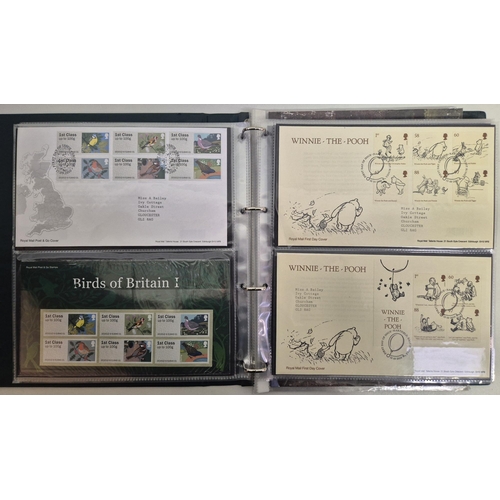 608 - A large collection of first day covers. A total of 10 albums full of first day covers, along with 25... 