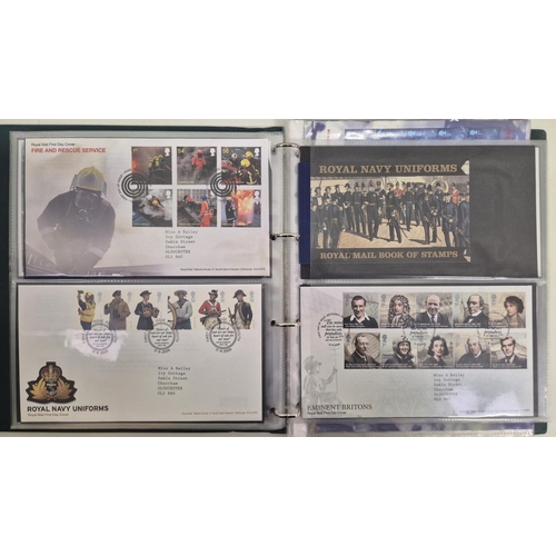 608 - A large collection of first day covers. A total of 10 albums full of first day covers, along with 25... 