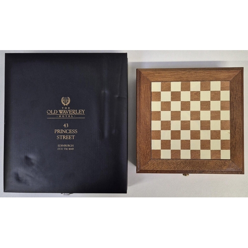 624 - Two vintage games compendiums. To include a portable cased example, together with a wooden tabletop ... 