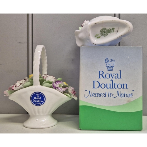 628 - A collection of Royal Memorabilia from QEII silver-jubilee year, together with a pair of Royal Doult... 