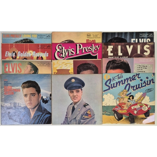 634 - A collection of 38 vinyl albums, mostly from 1960's. To include 11 by Elvis Presley.