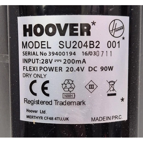 654 - A mixed lot of home electricals. To include Hoover SU204B2 cordless upright vacuum cleaner; Holme SM... 