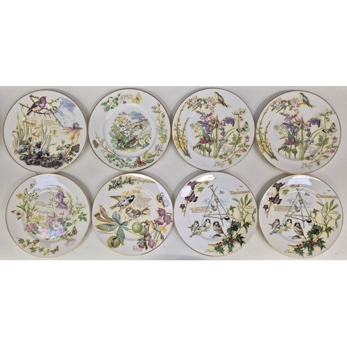 671 - A collection of 16 seasonal/annual-themed collector's display plates. Makers include Wedgwood & Webb... 