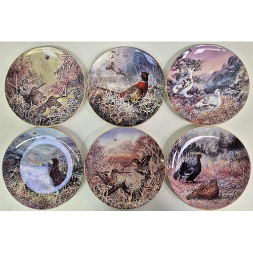 676 - A collection of 12 Wedgwood - Game Birds of Britain Collection collector's display plates.