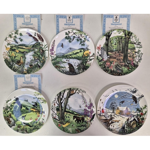 685 - A collection of 12 Wedgwood - Colin Newman's Country Panorama collector's display plates. Mostly com... 