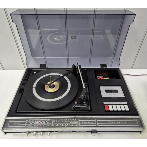 716 - A vintage stereo record player, by GEC. Model no. A5019H. PAT test pass & functionality test indicat... 