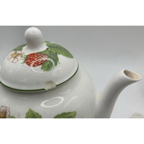 702 - Collection of tableware. To include QEII Platinum Jubilee teapot & cup, Queen Anne cups, saucers & s... 