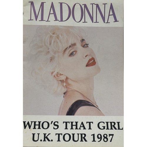 703 - Collection of 8 mostly 1980's tour programmes. Artists include Wham, Bruce Springsteen(x2), Madonna(... 