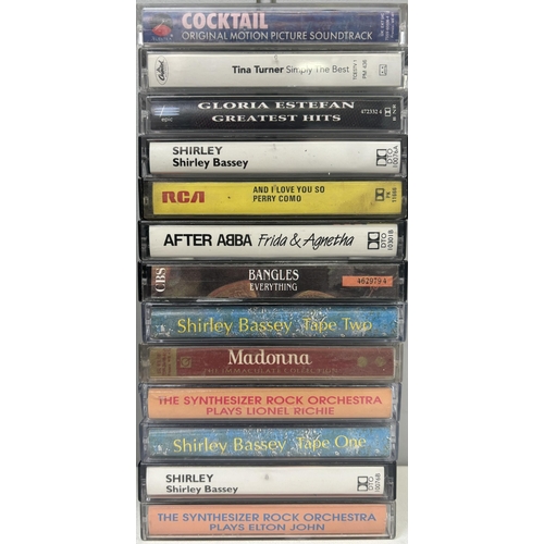 708 - Vinyl singles (x35 approx.) & cassette albums (x25), mostly 1980's. Artists include Abba, Michael Ja... 