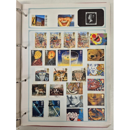 712 - Collection of stamp albums, guides & stationery. To include 5 albums with stamps & 2 empty.